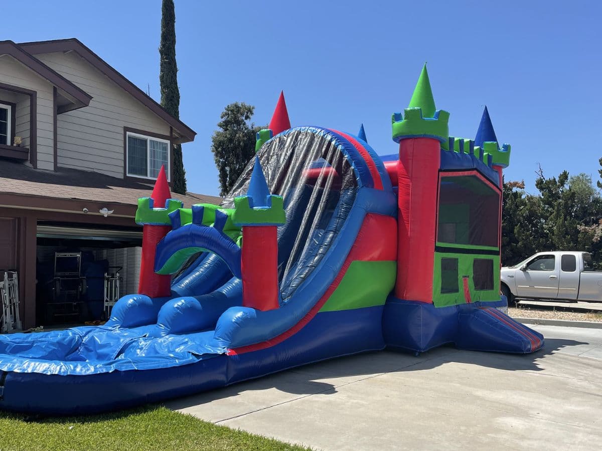 Double Slide Waterslide 18ft